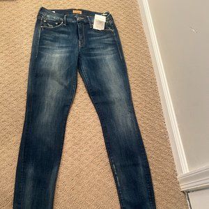 NWT Mother The Looker Skinny SZ 24 "Tequila Truth" Color